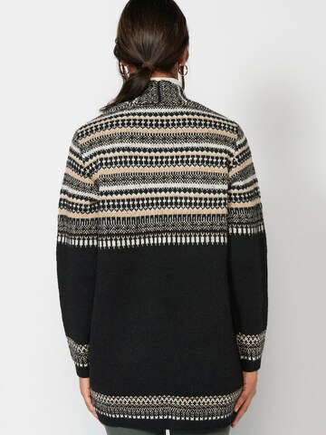 KOROSHI Knit Cardigan in Black