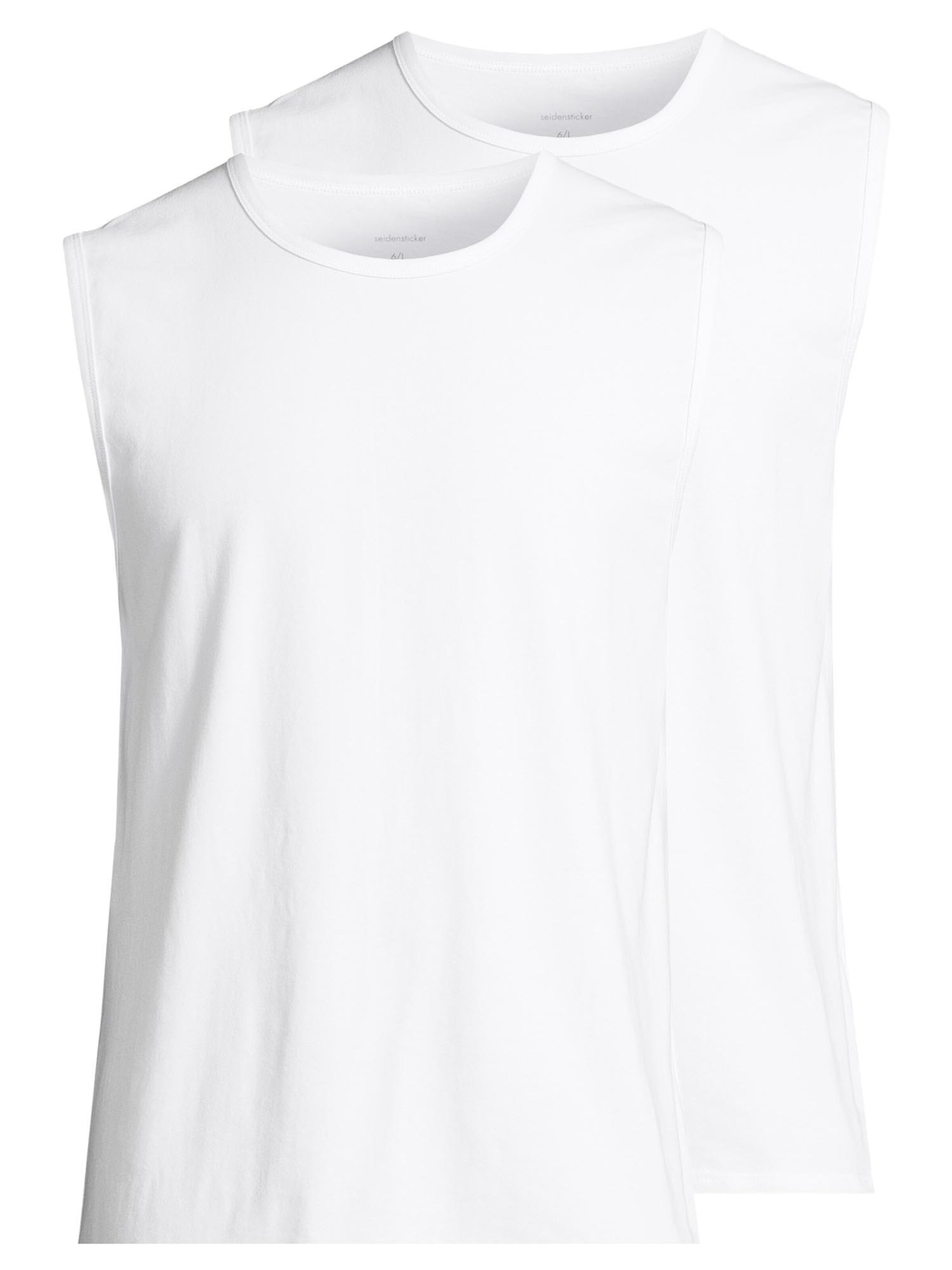 SEIDENSTICKER Undershirt 'Pur' in White: front