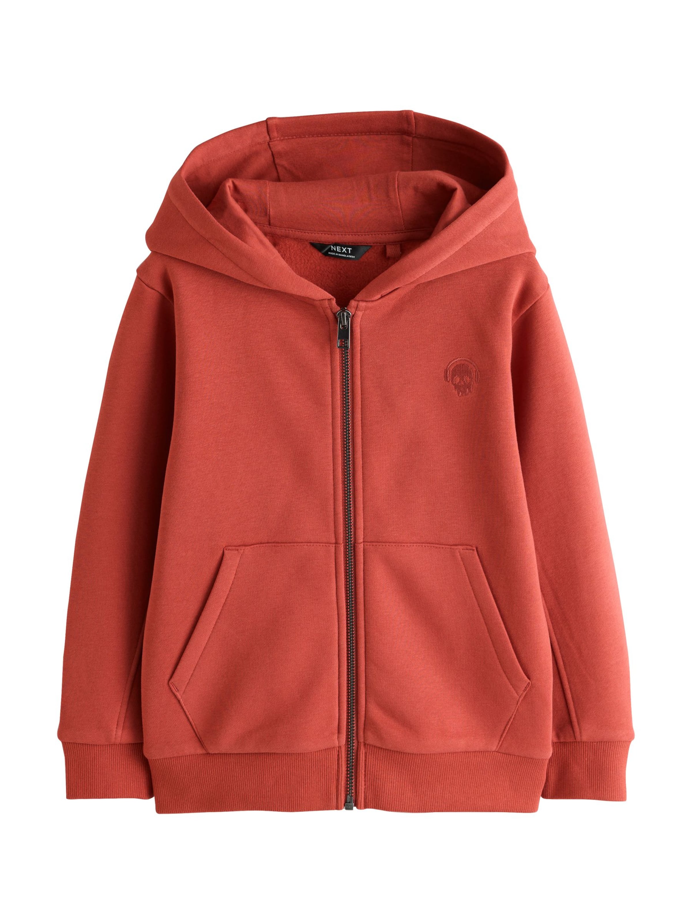 Next Sweat jacket in Orange: front