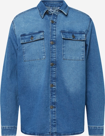 Coupe regular Chemise 'Camon' Only & Sons en bleu : devant