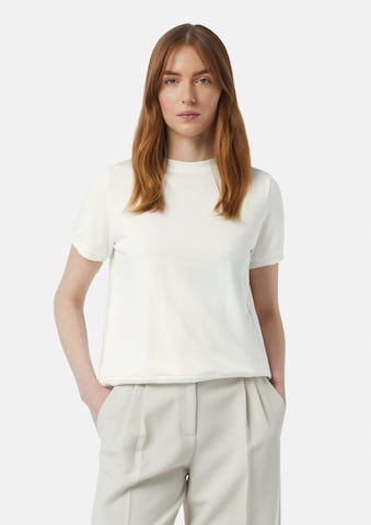 T-shirt comma casual identity en blanc : devant