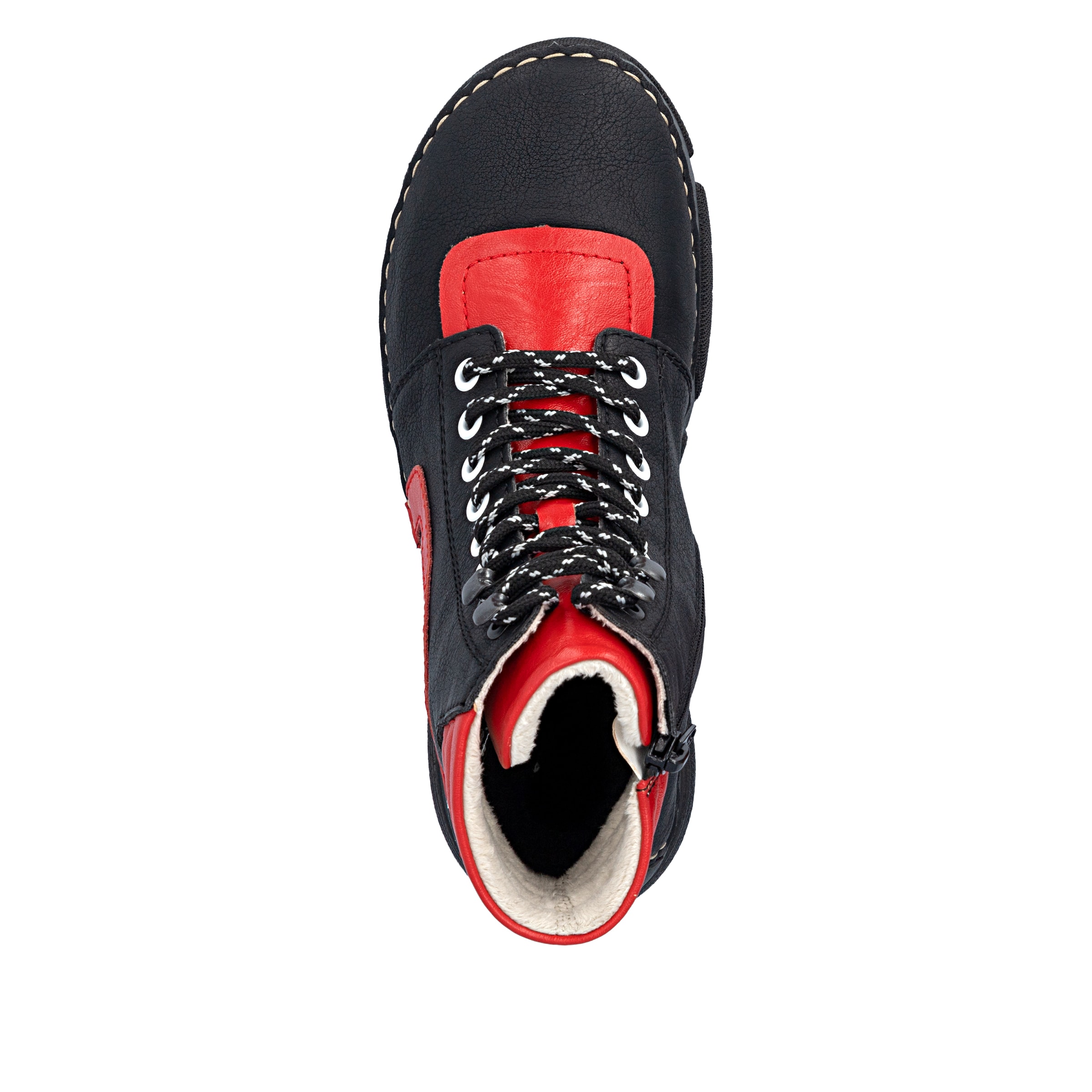 Bottines à lacets Rieker en noir