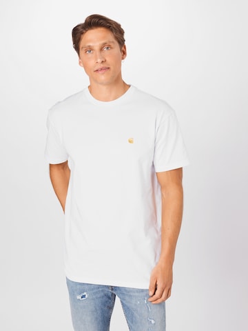 Carhartt WIP - Camiseta 'Chase' en blanco: frente