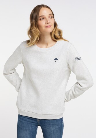 Schmuddelwedda Sweatshirt in Weiß: Vorderseite