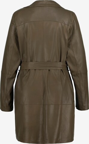 Ulla Popken Between-Seasons Coat in Brown