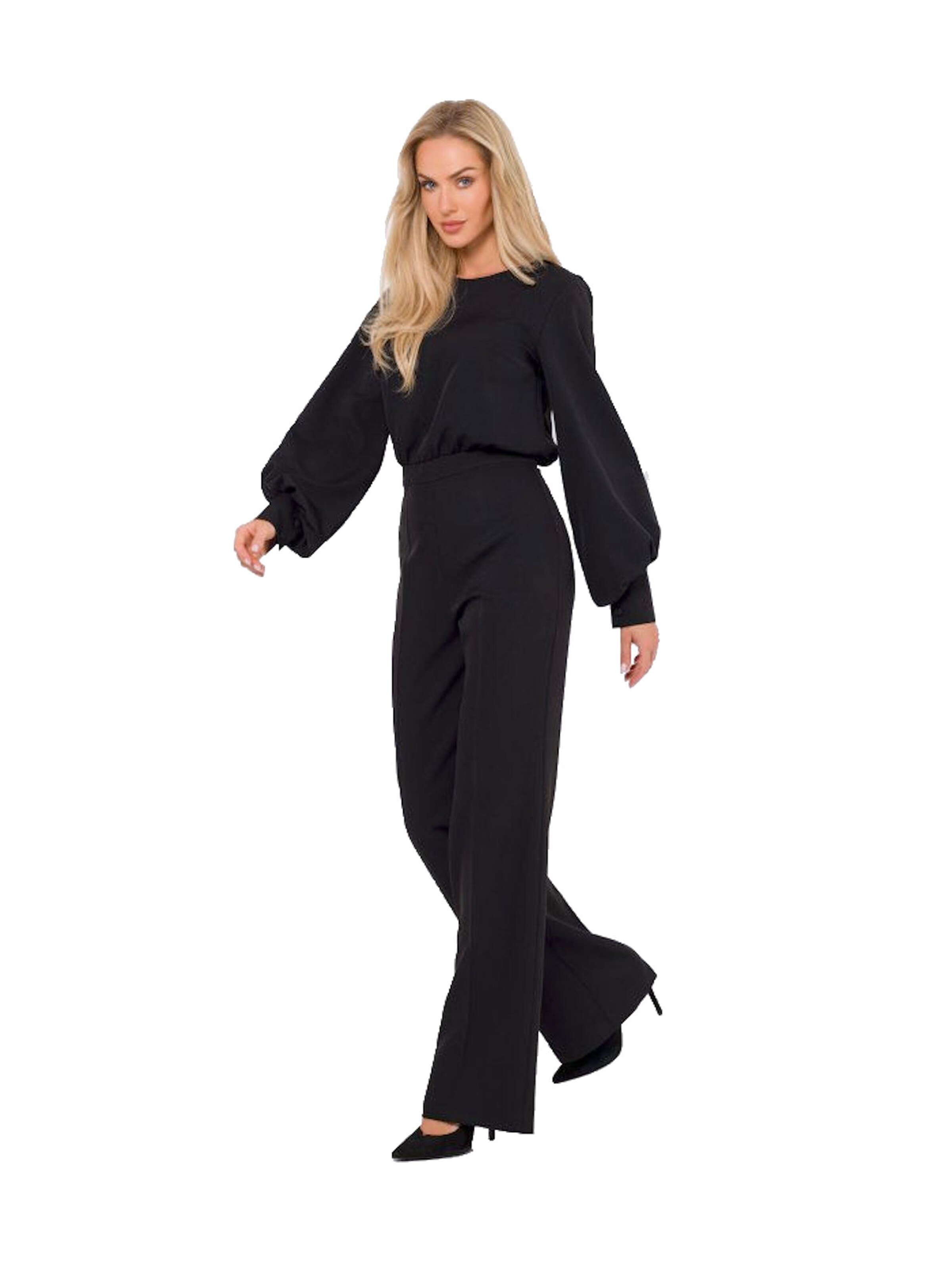 Numoco Jumpsuit 'Barbara' in Black: front