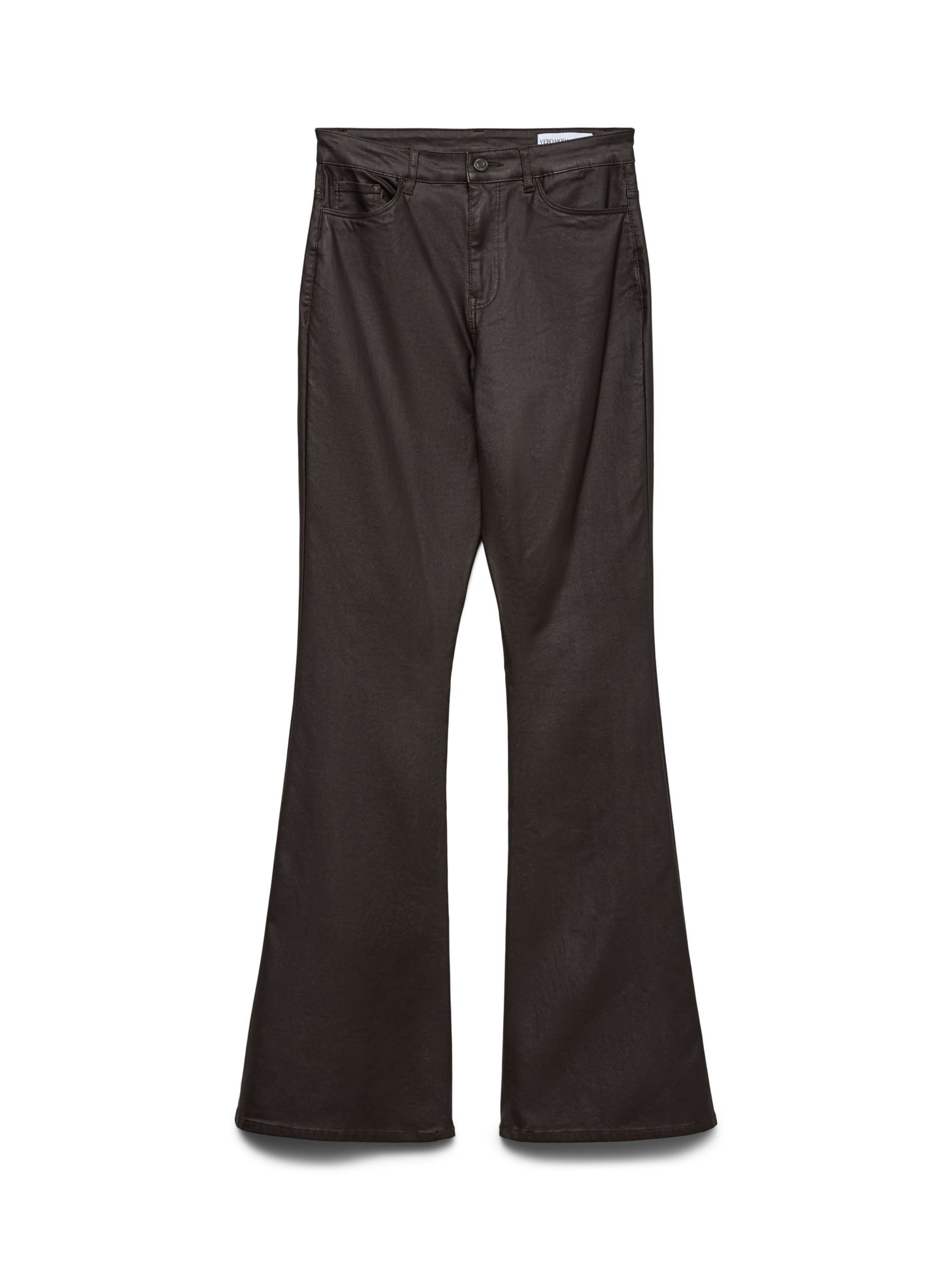 VERO MODA Flared Jeans 'VMSiga' in Bruin: voorkant