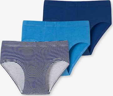 SCHIESSER Underpants ' 95/5 Organic Cotton ' in Blue: front