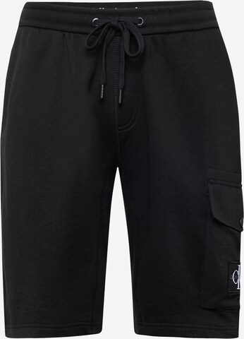 Pantaloni di Calvin Klein Jeans in nero: frontale