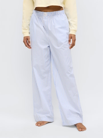 Calvin Klein Underwear Панталон пижама в синьо: отпред