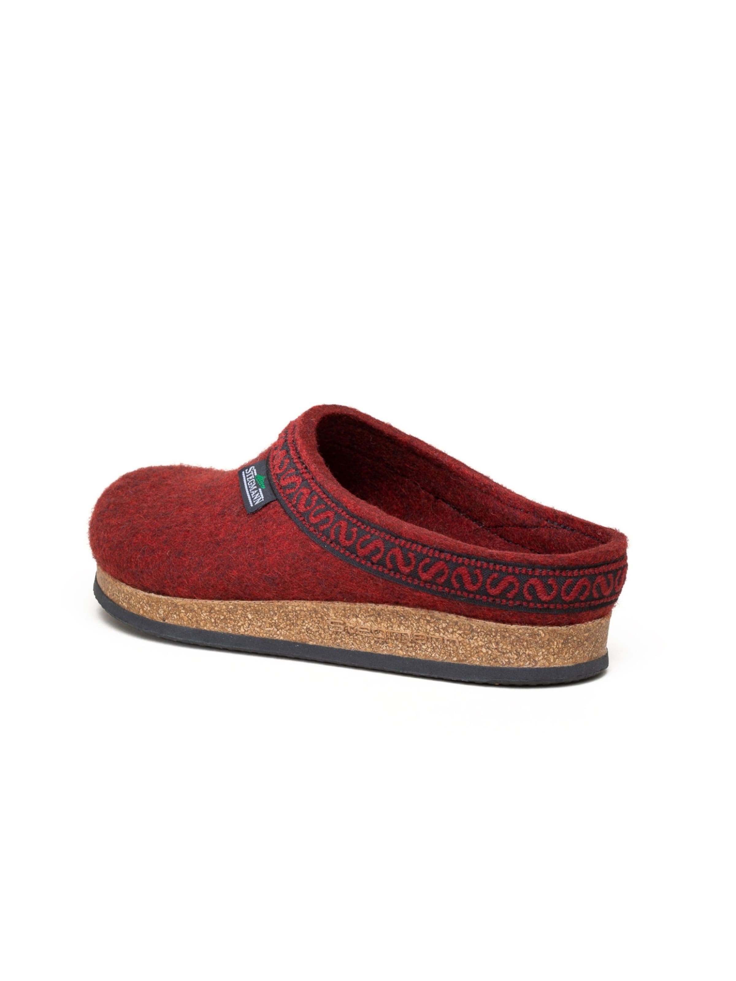 Stegmann Clogs 'Filzclogs Stegmann 108' in Red
