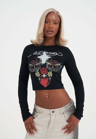 Ed Hardy Shirt in Black: front