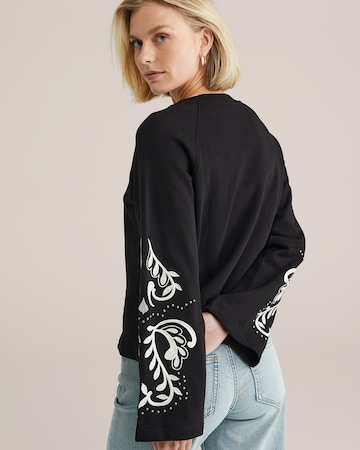 WE FashionSweater majica - crna boja