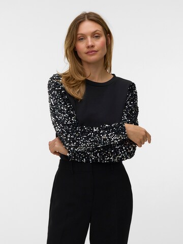 Felpa 'VMBELLA' di VERO MODA in nero: frontale
