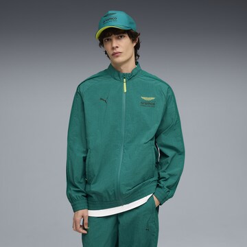 PUMA Trainingsjack 'Aramco F1® Team T7' in Groen: voorkant