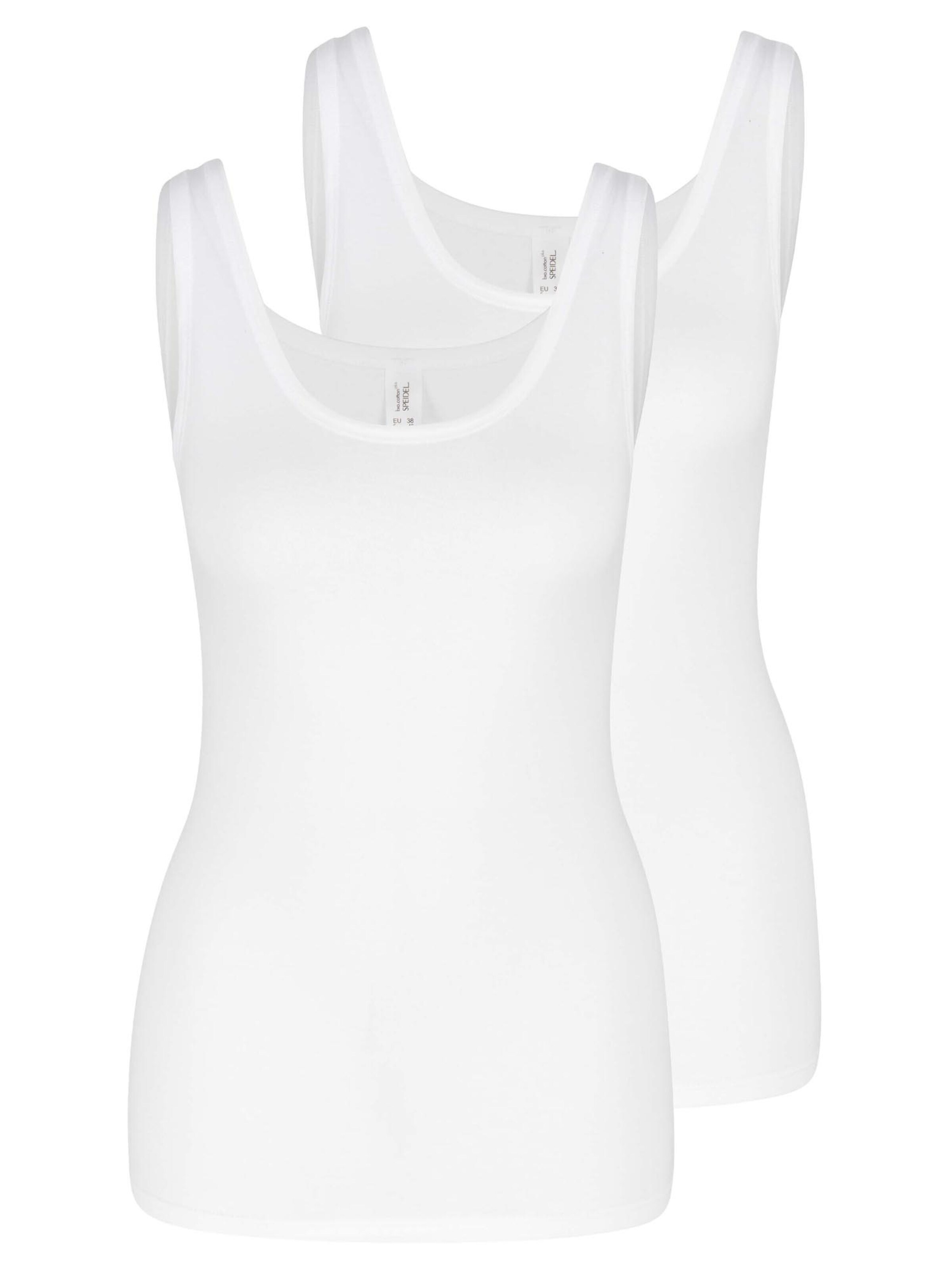 SPEIDEL Unterhemd 'bio.cotton Plus'‌ in Weiß: Vorderseite