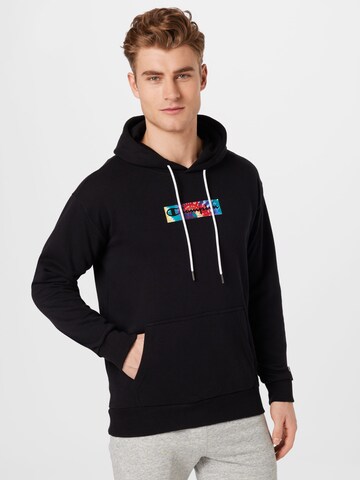 Champion Authentic Athletic Apparel Sweatshirt in Zwart: voorkant