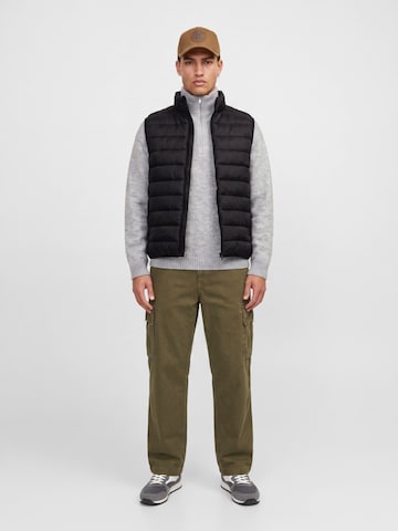 JACK & JONES Vest 'JJEBERG' in Black