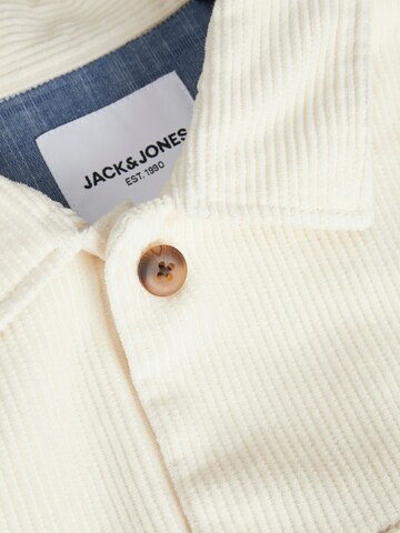 JACK & JONES Regular fit Button Up Shirt 'JJEddie' in Beige