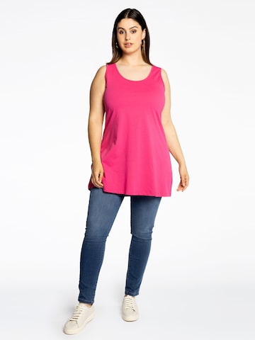 Yoek Top ' COTTON ' in Pink