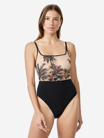 ETAM Body in Schwarz: Vorderseite