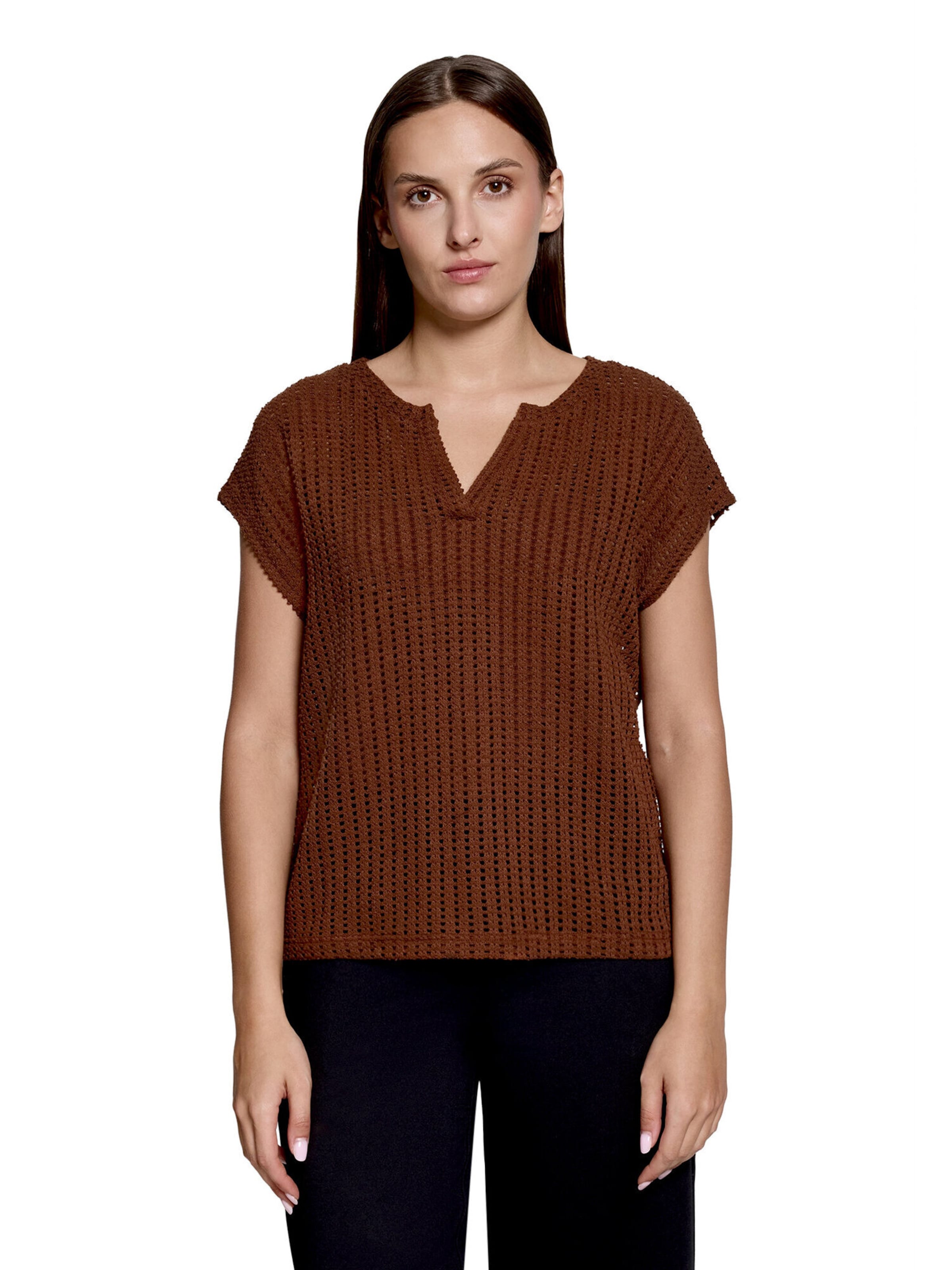 Betty & Co Shirt in Bruin: voorkant