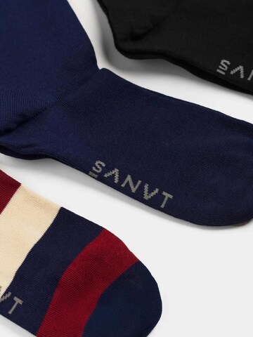 SANVT Socks 'The Crew Socks (3 Pack)' in Grey