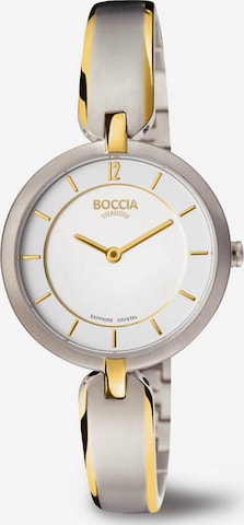 Boccia Titanium Analog Watch in Silver: front