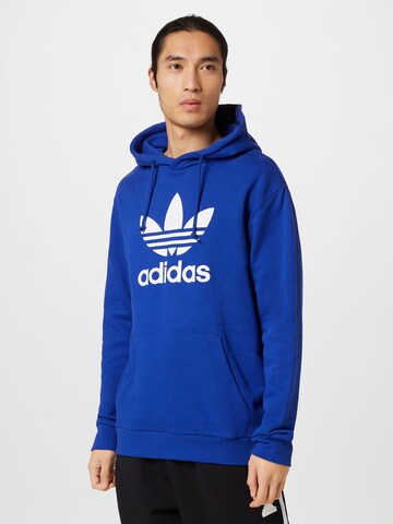 ADIDAS ORIGINALS Sweatshirt 'Adicolor Classics Trefoil' in Blau: Vorderseite