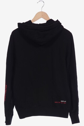 REPLAY Sweatshirt & Zip-Up Hoodie in S in Black