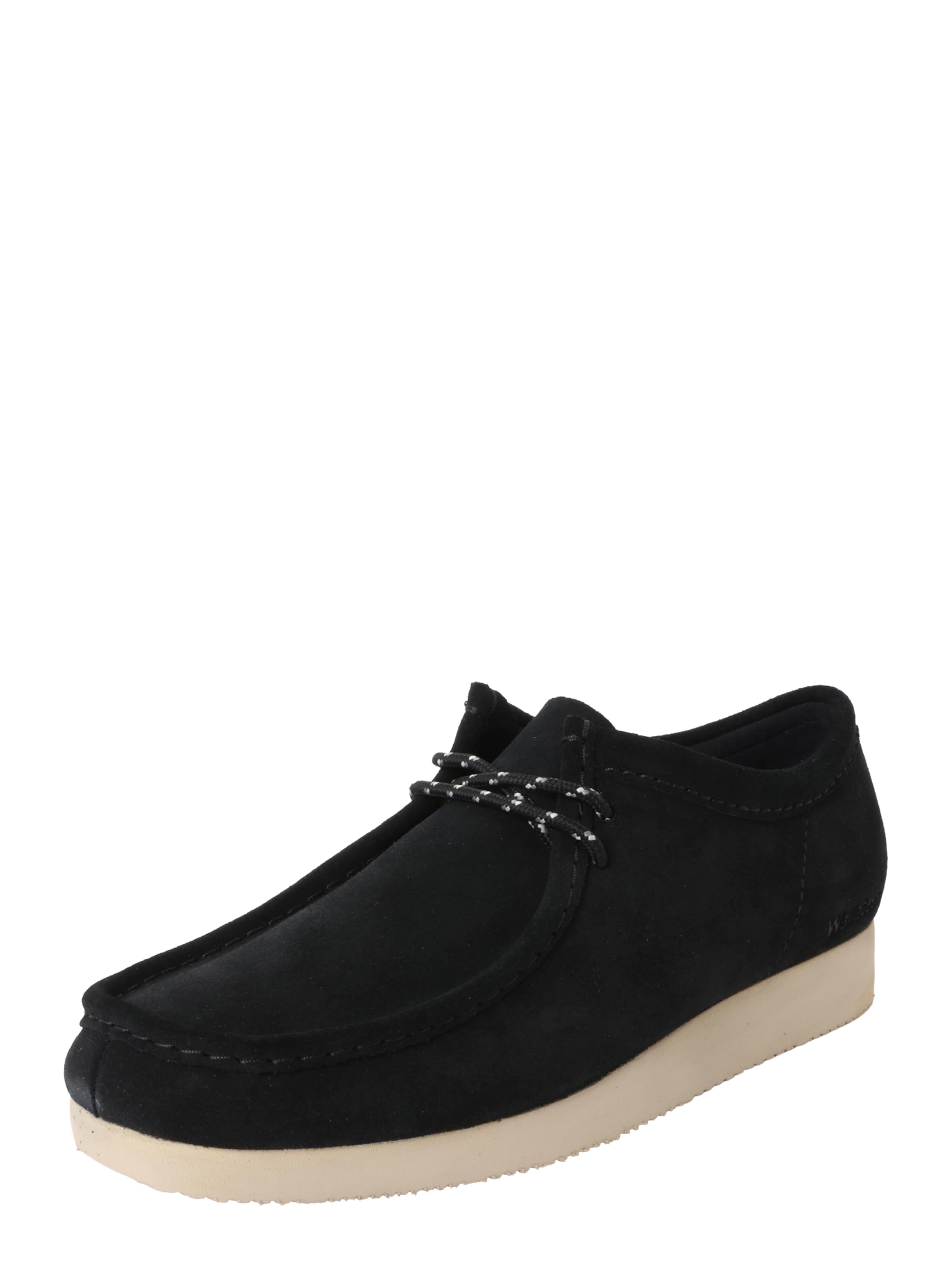 Clarks Originals Mokassin 'Wallabee Lite' i sort: forside