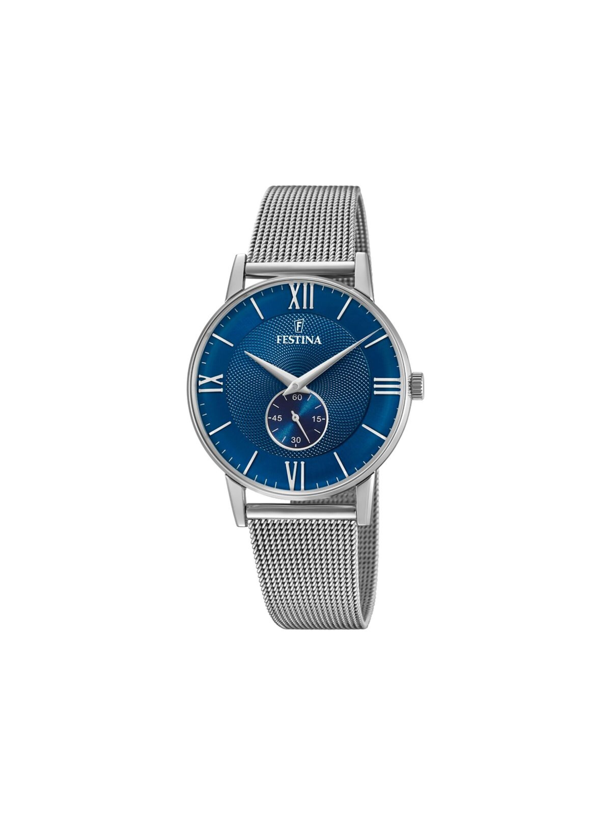 Montre à affichage analogique FESTINA en bleu : devant
