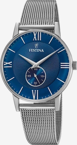 Montre à affichage analogique FESTINA en bleu : devant