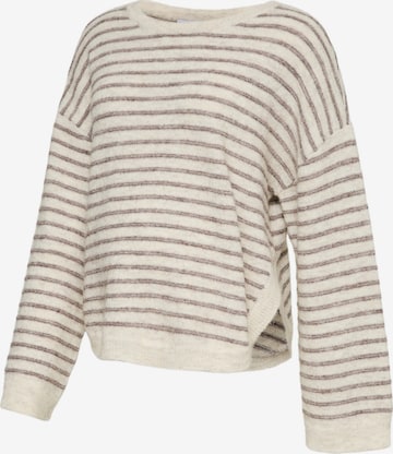Pull-over MAMALICIOUS en beige : devant