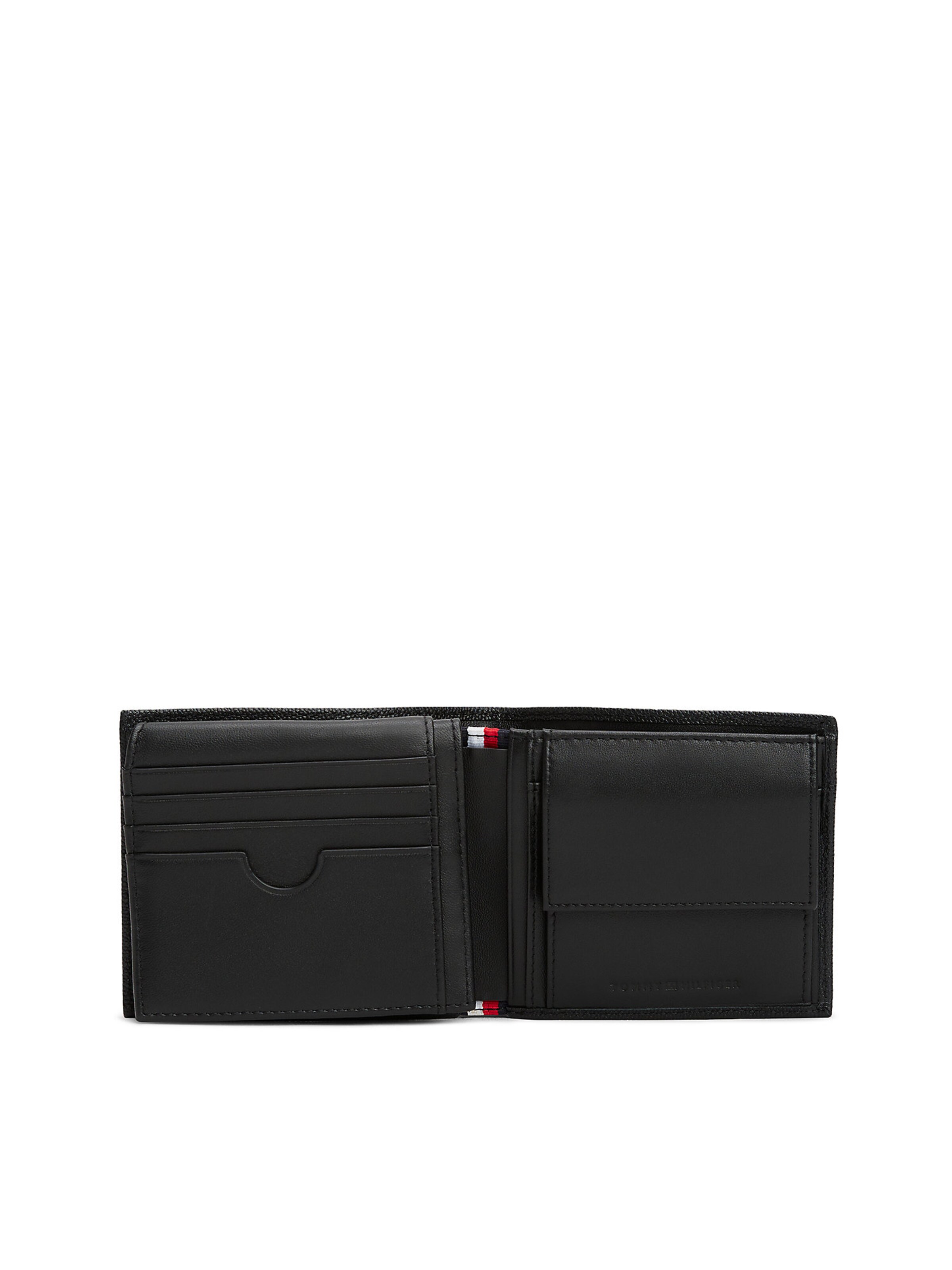 TOMMY HILFIGER Portemonnaie in Schwarz