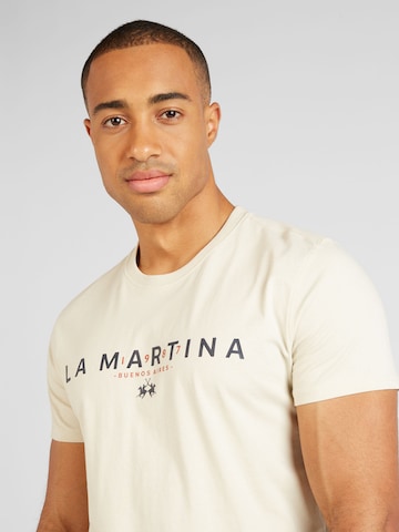 La Martina T-shirt i vit