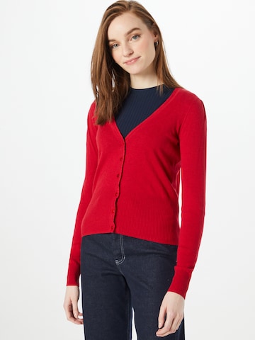 King Louie Knit Cardigan in Red: front