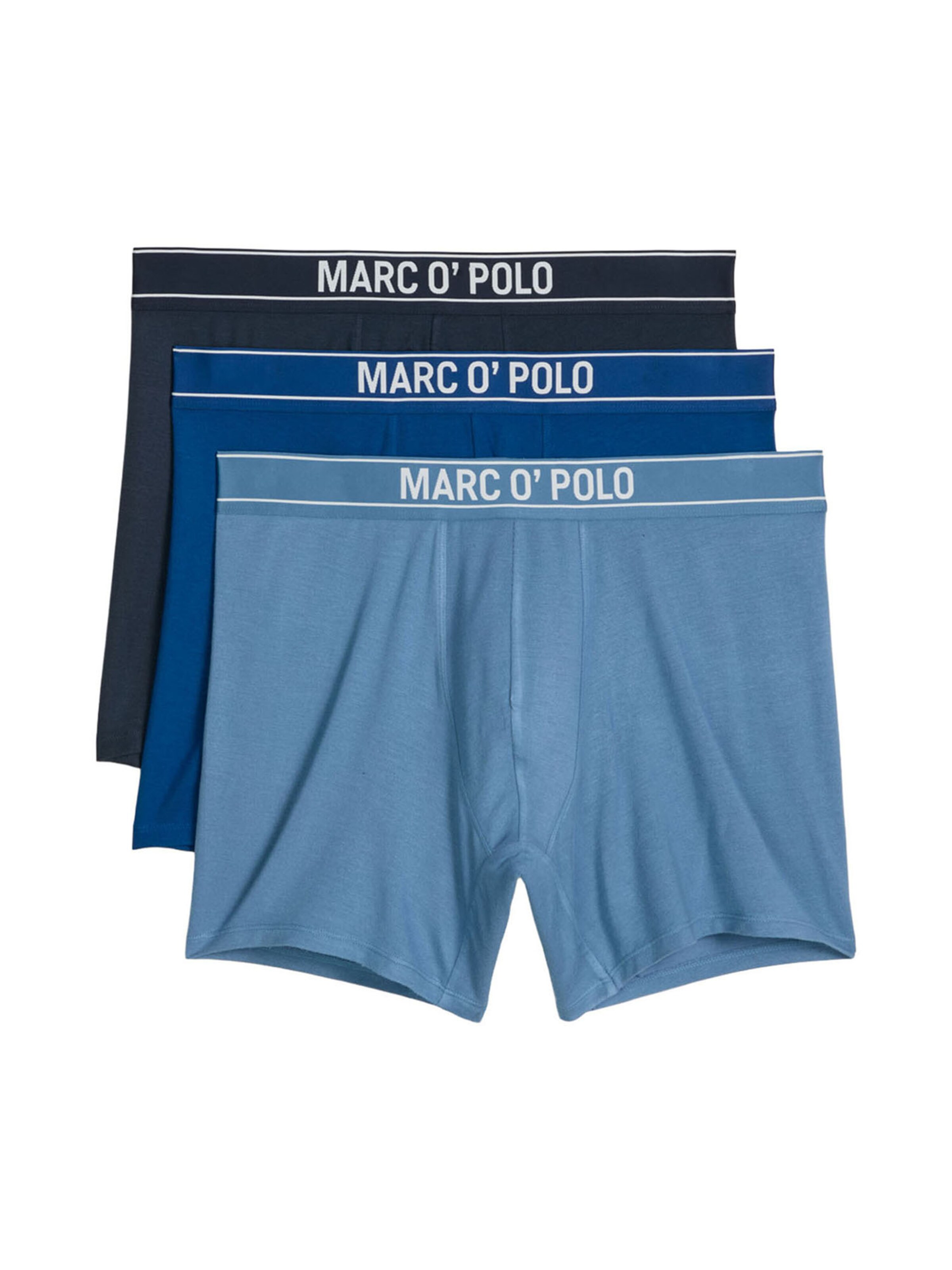 Marc O'Polo Boxershorts ' Modal ' in Blauw: voorkant