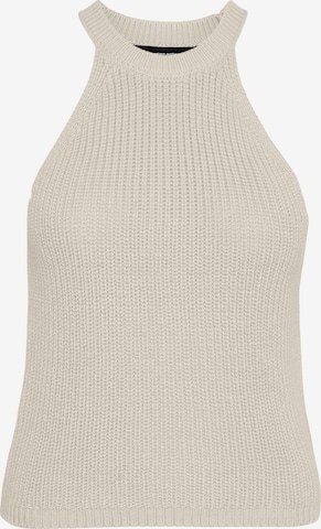 VERO MODA Knitted Top 'CRETE' in Beige: front