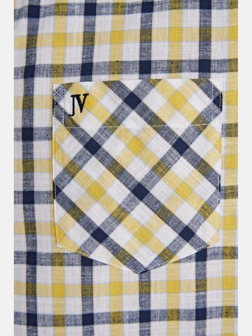 Jan Vanderstorm Comfort fit Button Up Shirt ' Wernher ' in Yellow