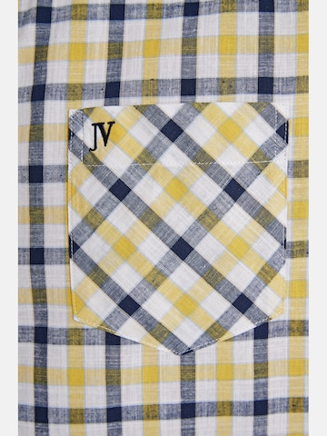 Jan Vanderstorm Comfort fit Button Up Shirt ' Wernher ' in Yellow