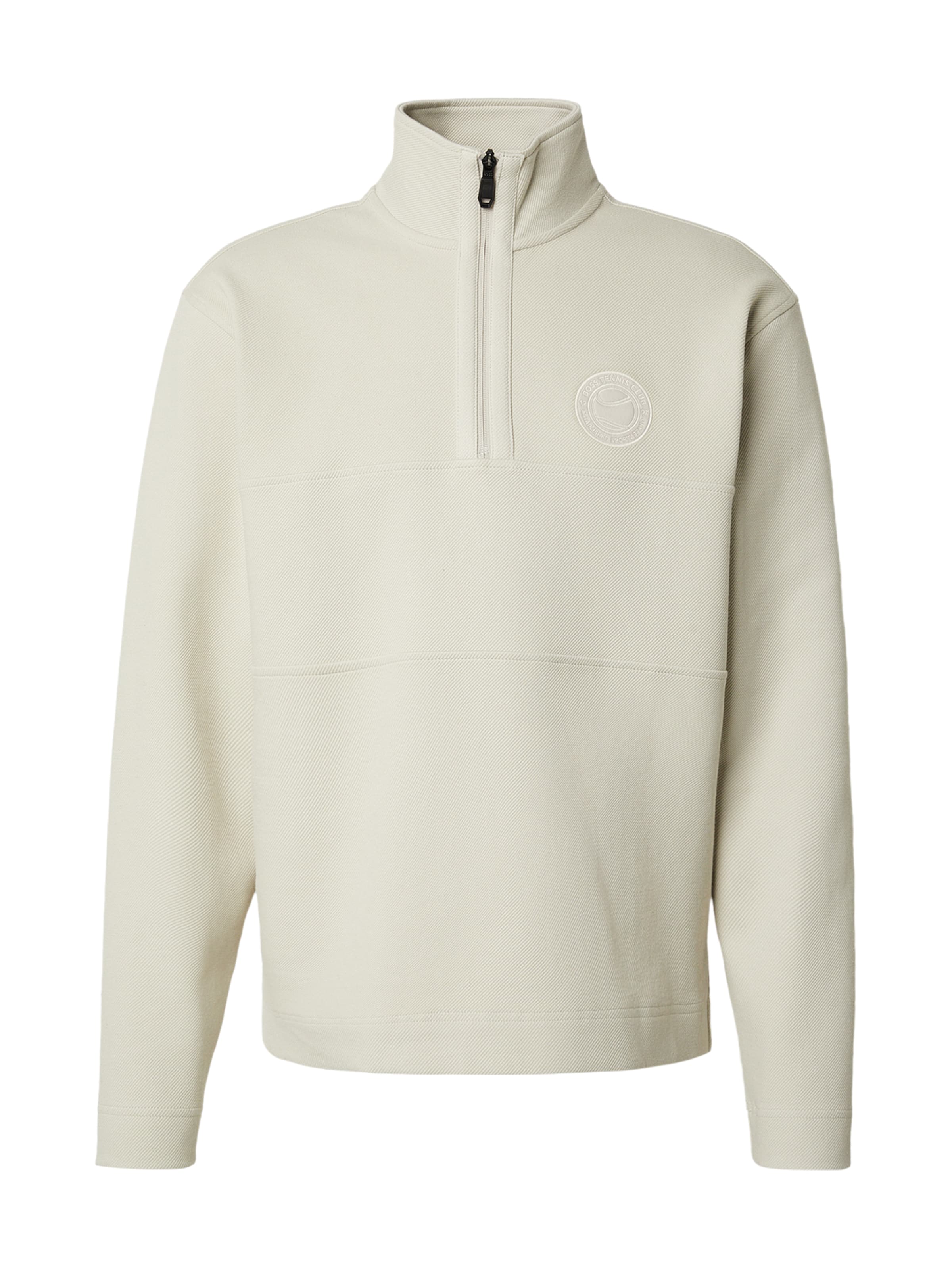 BOSS Sportsweatshirt 'Join' in Beige: voorkant