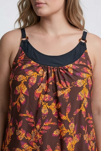 Ulla Popken Tankini in Braun