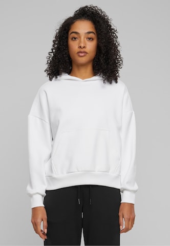 Urban Classics Sweatshirt in White: front