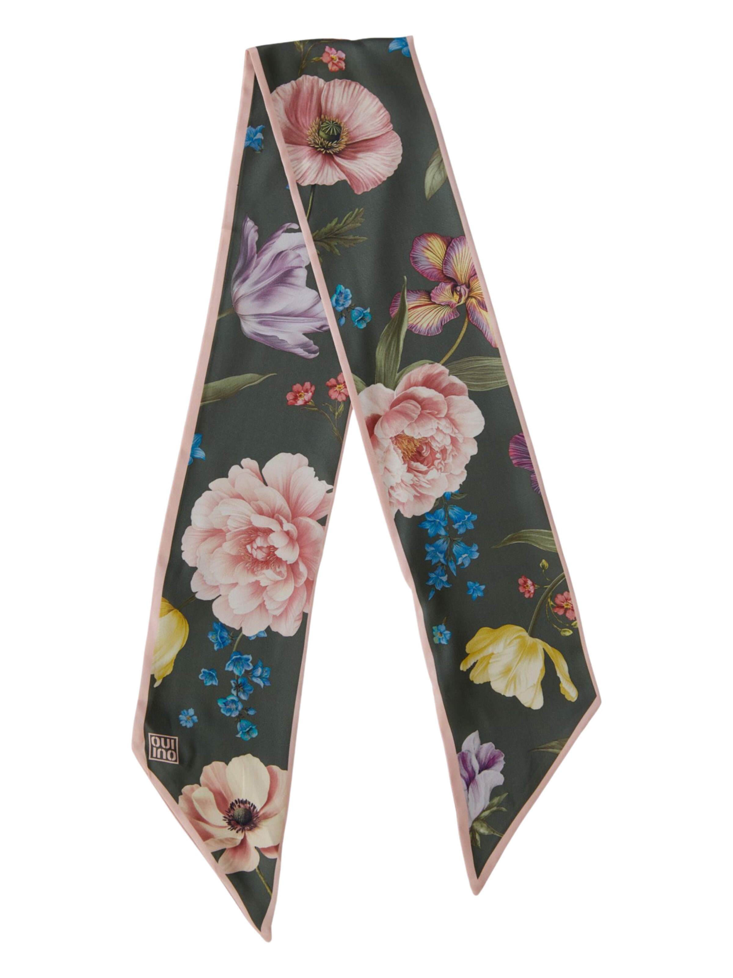 OUI Scarf in Green: front