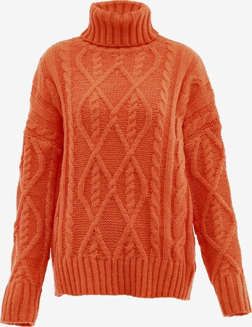 Pullover di MYMO in arancione: frontale