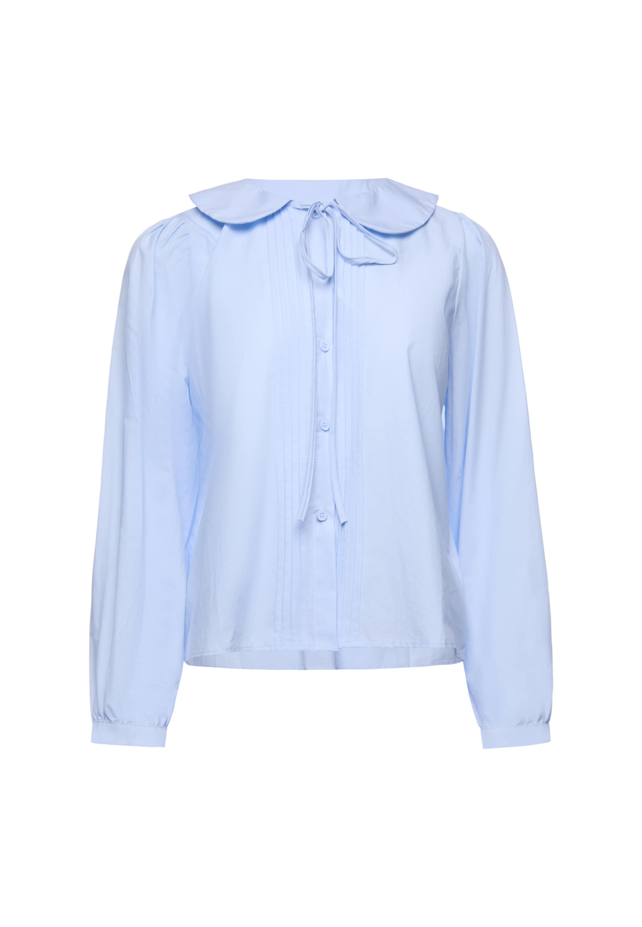 Chemisier Usha en bleu : devant