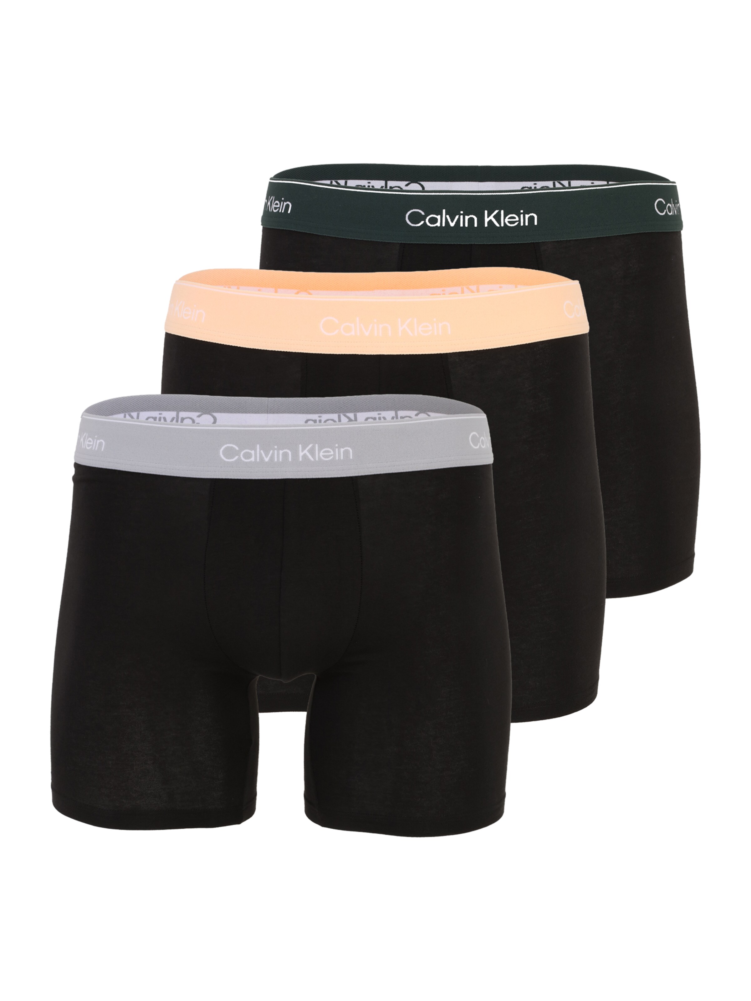 Calvin Klein Underwear Шорты Боксеры в размере XS в Серый / Цвет ели / Абрикосовый / Черный, Обзор товара