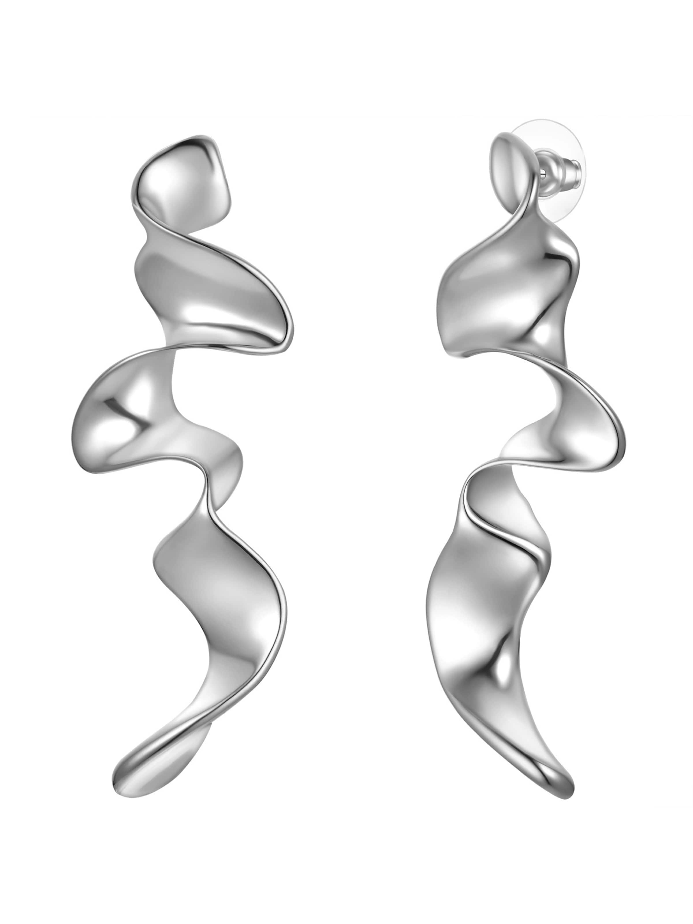 Orecchini di Yokoamii in argento: frontale