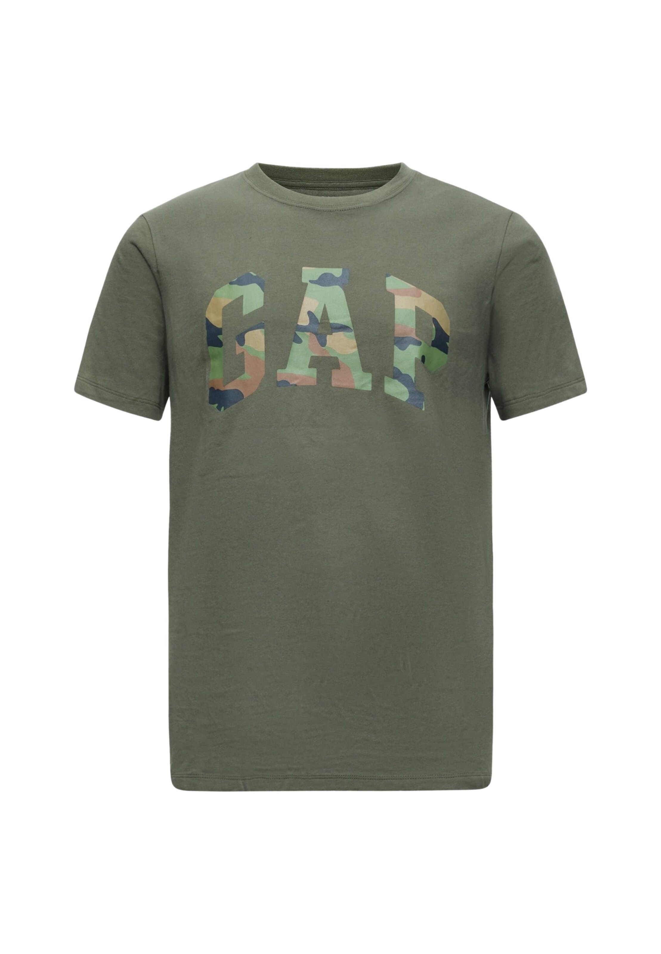 Tricou 'EVERYDAY' de la GAP pe verde: față
